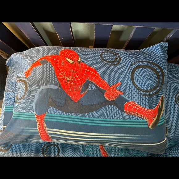 Vintage 2004 Marvel Spiderman Sheets Twin Bed Set  by Dan River Made in USA - Picture 9 of 14